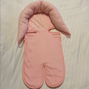 Pink car seat insert